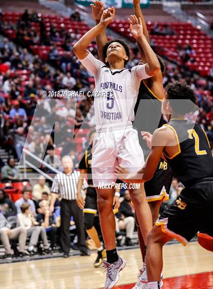 Thumbnail 3 in Foothills Christian vs. Mission Bay (CIF SDS Open Playoff) photogallery.