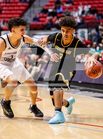 Thumbnail 1 in Foothills Christian vs. Mission Bay (CIF SDS Open Playoff) photogallery.
