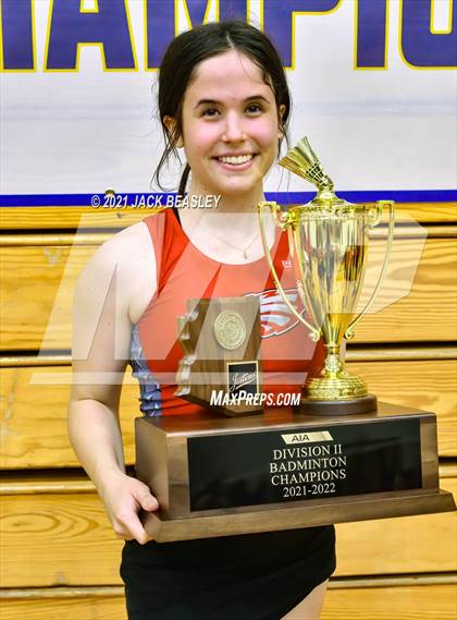 Thumbnail 2 in AIA D1/D2 Badminton Team Awards photogallery.