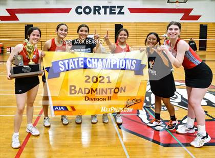 Thumbnail 2 in AIA D1/D2 Badminton Team Awards photogallery.