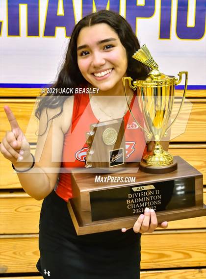 Thumbnail 2 in AIA D1/D2 Badminton Team Awards photogallery.