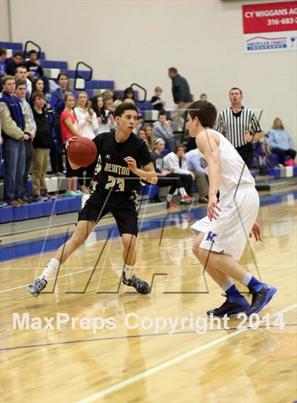 Thumbnail 3 in Newton vs. Kapaun Mt. Carmel (KSHSAA 5A Playoff) photogallery.