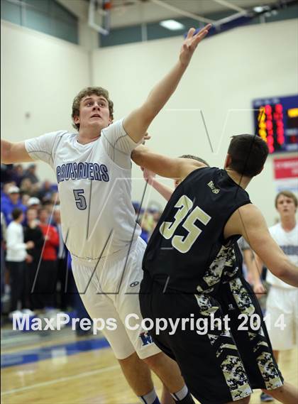 Thumbnail 2 in Newton vs. Kapaun Mt. Carmel (KSHSAA 5A Playoff) photogallery.