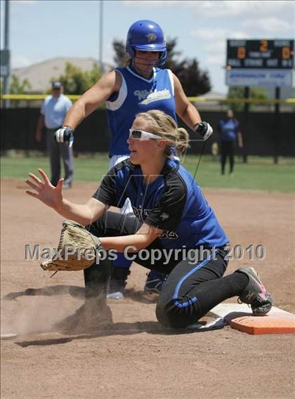 Thumbnail 3 in Capital Christian vs. Waterford (CIF SJS D6 Final) photogallery.