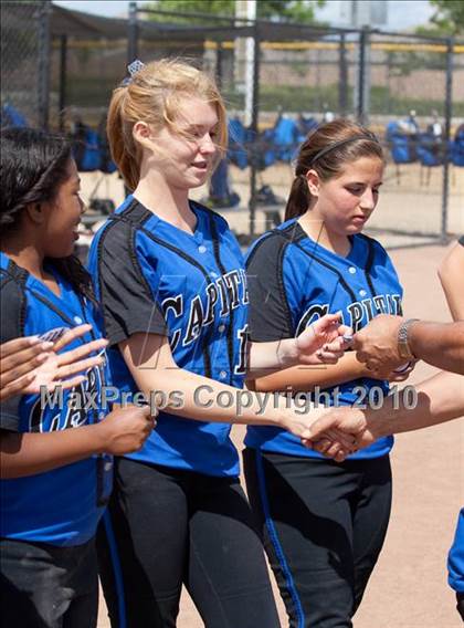 Thumbnail 3 in Capital Christian vs. Waterford (CIF SJS D6 Final) photogallery.