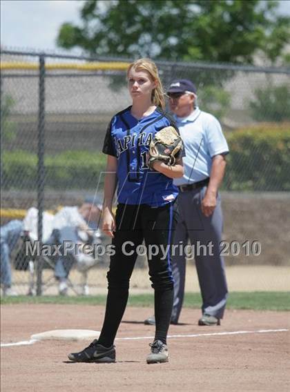 Thumbnail 3 in Capital Christian vs. Waterford (CIF SJS D6 Final) photogallery.
