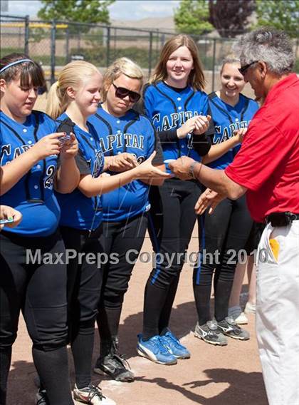 Thumbnail 3 in Capital Christian vs. Waterford (CIF SJS D6 Final) photogallery.