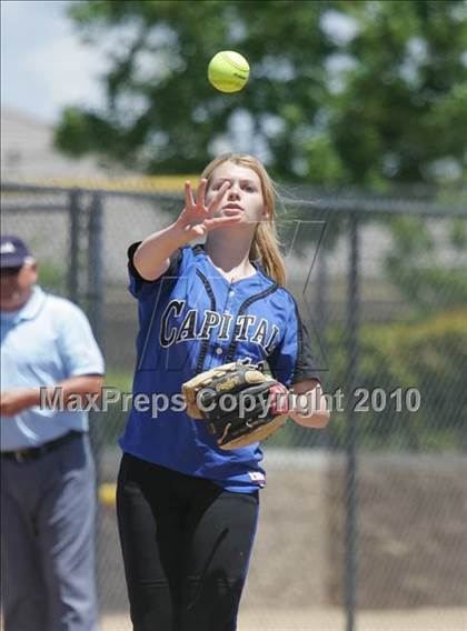 Thumbnail 2 in Capital Christian vs. Waterford (CIF SJS D6 Final) photogallery.