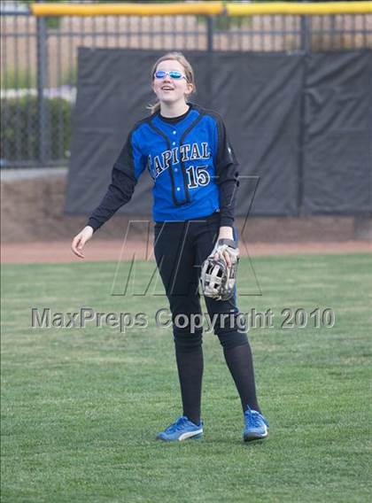 Thumbnail 2 in Capital Christian vs. Waterford (CIF SJS D6 Final) photogallery.