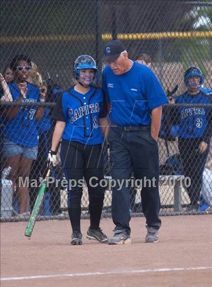 Thumbnail 1 in Capital Christian vs. Waterford (CIF SJS D6 Final) photogallery.