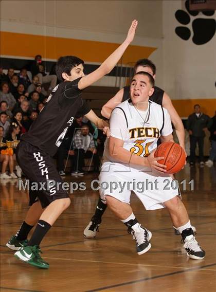 Thumbnail 2 in Fairmont Prep @ Bosco Tech (CIF SS Playoffs) photogallery.
