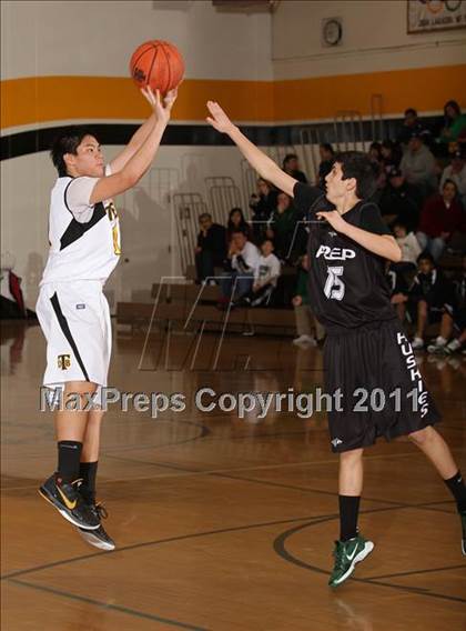 Thumbnail 1 in Fairmont Prep @ Bosco Tech (CIF SS Playoffs) photogallery.