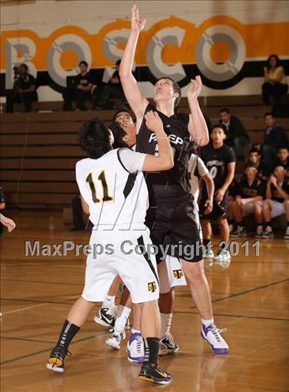 Thumbnail 1 in Fairmont Prep @ Bosco Tech (CIF SS Playoffs) photogallery.