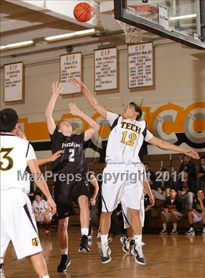 Thumbnail 2 in Fairmont Prep @ Bosco Tech (CIF SS Playoffs) photogallery.