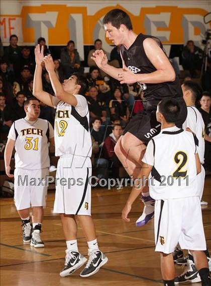 Thumbnail 1 in Fairmont Prep @ Bosco Tech (CIF SS Playoffs) photogallery.