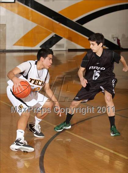 Thumbnail 3 in Fairmont Prep @ Bosco Tech (CIF SS Playoffs) photogallery.
