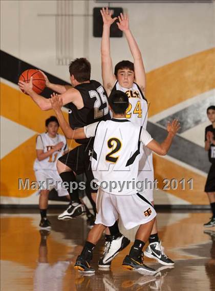 Thumbnail 3 in Fairmont Prep @ Bosco Tech (CIF SS Playoffs) photogallery.