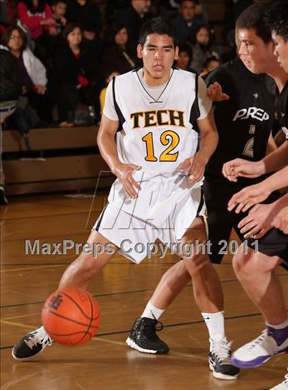 Thumbnail 2 in Fairmont Prep @ Bosco Tech (CIF SS Playoffs) photogallery.