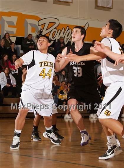 Thumbnail 3 in Fairmont Prep @ Bosco Tech (CIF SS Playoffs) photogallery.