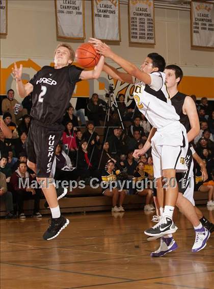 Thumbnail 1 in Fairmont Prep @ Bosco Tech (CIF SS Playoffs) photogallery.