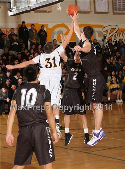 Thumbnail 2 in Fairmont Prep @ Bosco Tech (CIF SS Playoffs) photogallery.