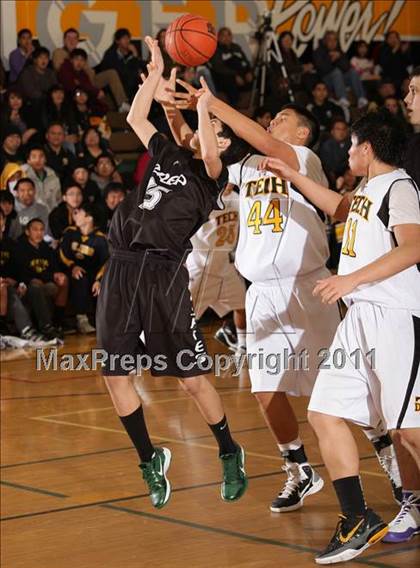 Thumbnail 2 in Fairmont Prep @ Bosco Tech (CIF SS Playoffs) photogallery.