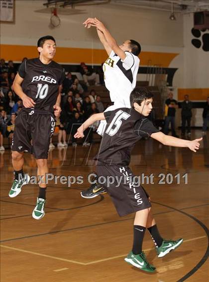 Thumbnail 3 in Fairmont Prep @ Bosco Tech (CIF SS Playoffs) photogallery.