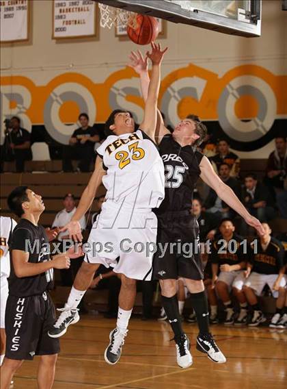 Thumbnail 1 in Fairmont Prep @ Bosco Tech (CIF SS Playoffs) photogallery.