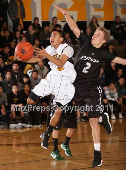 Thumbnail 1 in Fairmont Prep @ Bosco Tech (CIF SS Playoffs) photogallery.