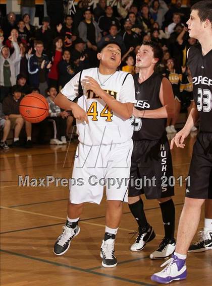 Thumbnail 3 in Fairmont Prep @ Bosco Tech (CIF SS Playoffs) photogallery.