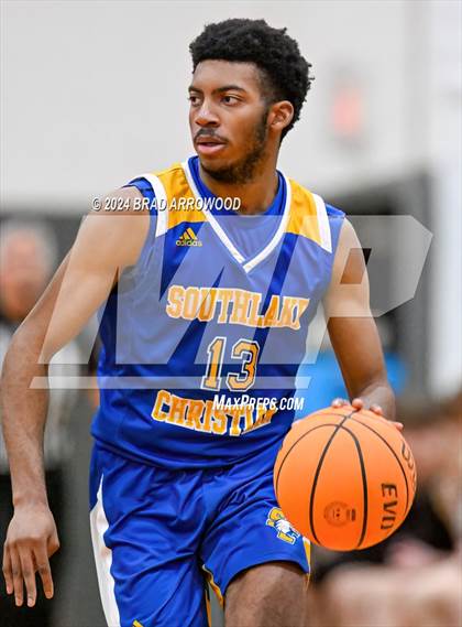 Thumbnail 1 in Christ the King vs SouthLake Christian Academy (East Lincoln Winter Bash) photogallery.