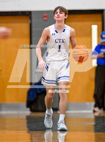 Thumbnail 2 in Christ the King vs SouthLake Christian Academy (East Lincoln Winter Bash) photogallery.