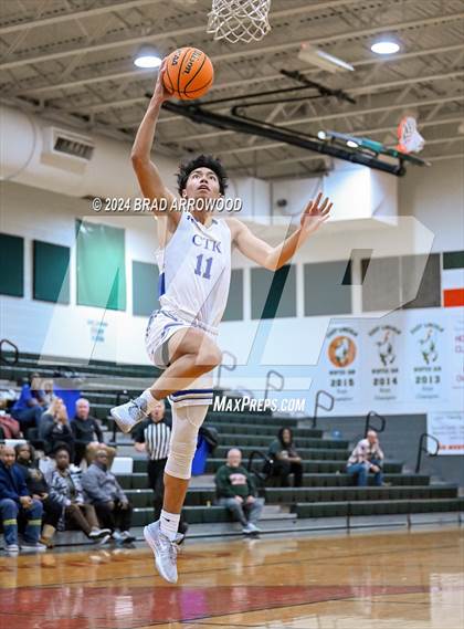 Thumbnail 3 in Christ the King vs SouthLake Christian Academy (East Lincoln Winter Bash) photogallery.