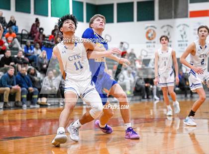 Thumbnail 2 in Christ the King vs SouthLake Christian Academy (East Lincoln Winter Bash) photogallery.