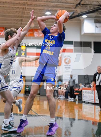Thumbnail 3 in Christ the King vs SouthLake Christian Academy (East Lincoln Winter Bash) photogallery.