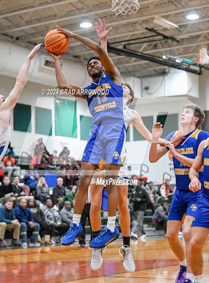 Thumbnail 1 in Christ the King vs SouthLake Christian Academy (East Lincoln Winter Bash) photogallery.