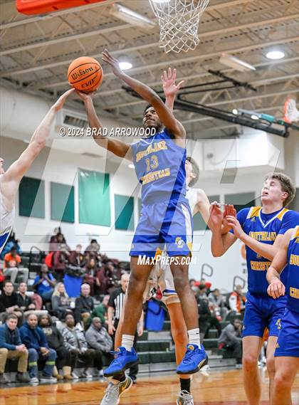 Thumbnail 2 in Christ the King vs SouthLake Christian Academy (East Lincoln Winter Bash) photogallery.