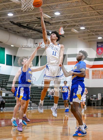 Thumbnail 1 in Christ the King vs SouthLake Christian Academy (East Lincoln Winter Bash) photogallery.