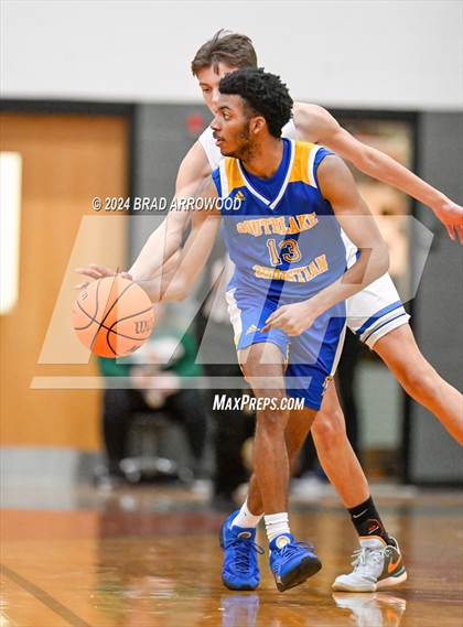 Thumbnail 2 in Christ the King vs SouthLake Christian Academy (East Lincoln Winter Bash) photogallery.