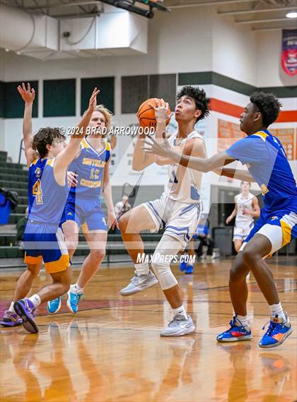 Thumbnail 3 in Christ the King vs SouthLake Christian Academy (East Lincoln Winter Bash) photogallery.