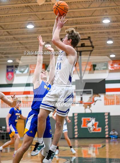 Thumbnail 1 in Christ the King vs SouthLake Christian Academy (East Lincoln Winter Bash) photogallery.