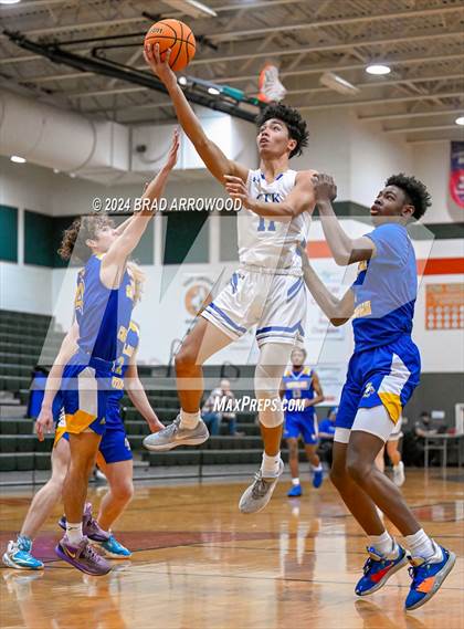 Thumbnail 2 in Christ the King vs SouthLake Christian Academy (East Lincoln Winter Bash) photogallery.