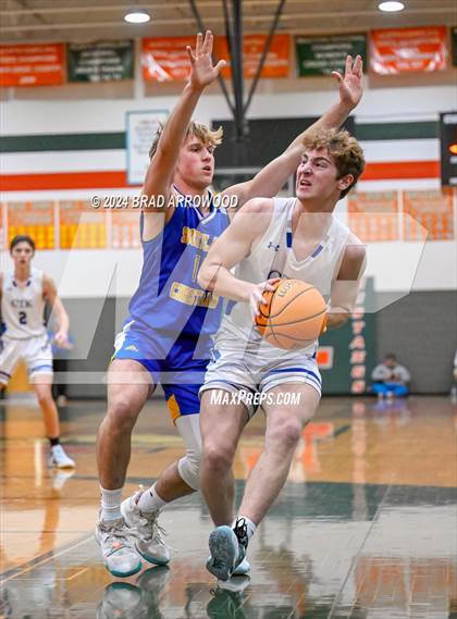 Thumbnail 2 in Christ the King vs SouthLake Christian Academy (East Lincoln Winter Bash) photogallery.