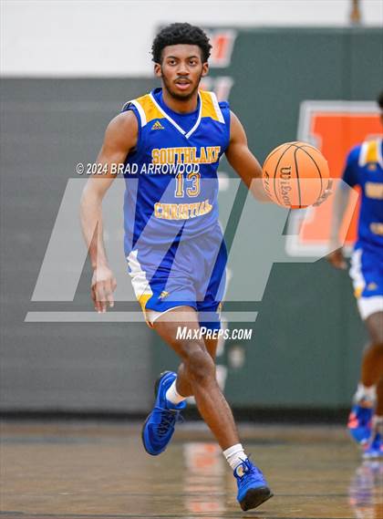 Thumbnail 2 in Christ the King vs SouthLake Christian Academy (East Lincoln Winter Bash) photogallery.