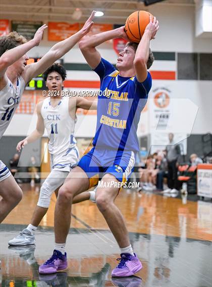 Thumbnail 2 in Christ the King vs SouthLake Christian Academy (East Lincoln Winter Bash) photogallery.