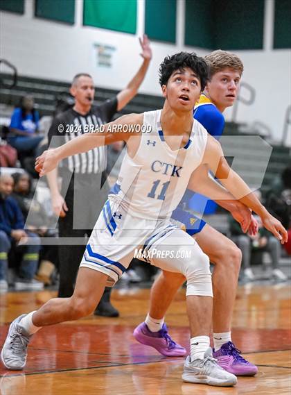 Thumbnail 3 in Christ the King vs SouthLake Christian Academy (East Lincoln Winter Bash) photogallery.