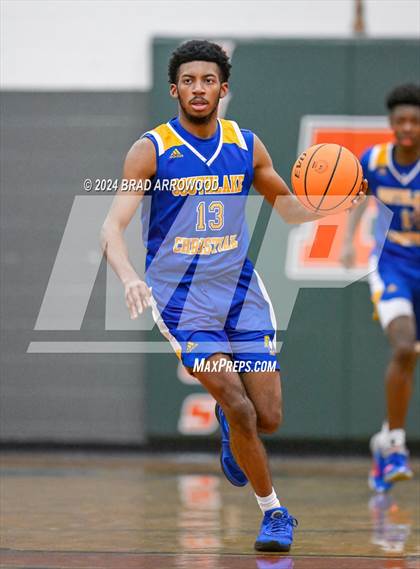 Thumbnail 3 in Christ the King vs SouthLake Christian Academy (East Lincoln Winter Bash) photogallery.