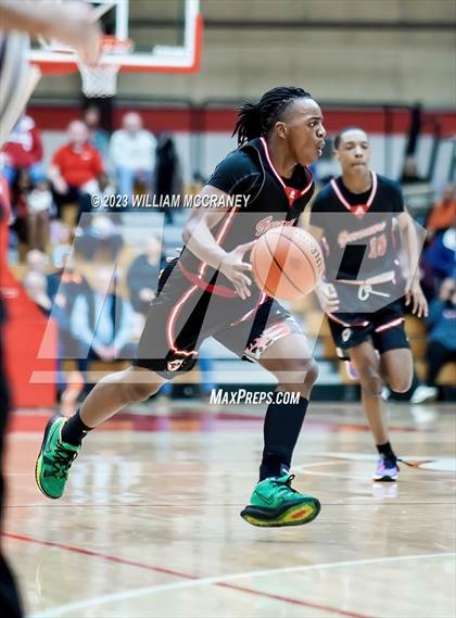 Thumbnail 2 in Hammond Morton vs. Hammond Central (IHSAA 4A S1 Round 2) photogallery.
