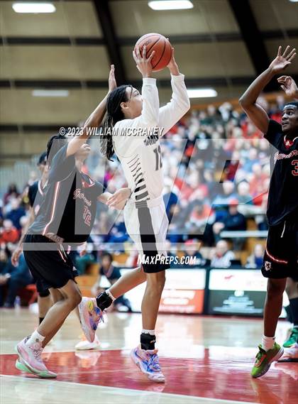 Thumbnail 2 in Hammond Morton vs. Hammond Central (IHSAA 4A S1 Round 2) photogallery.