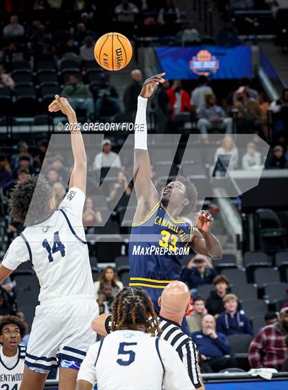 Thumbnail 2 in Campbell Hall vs. Brentwood School (Trinity Mission League Showcase) photogallery.